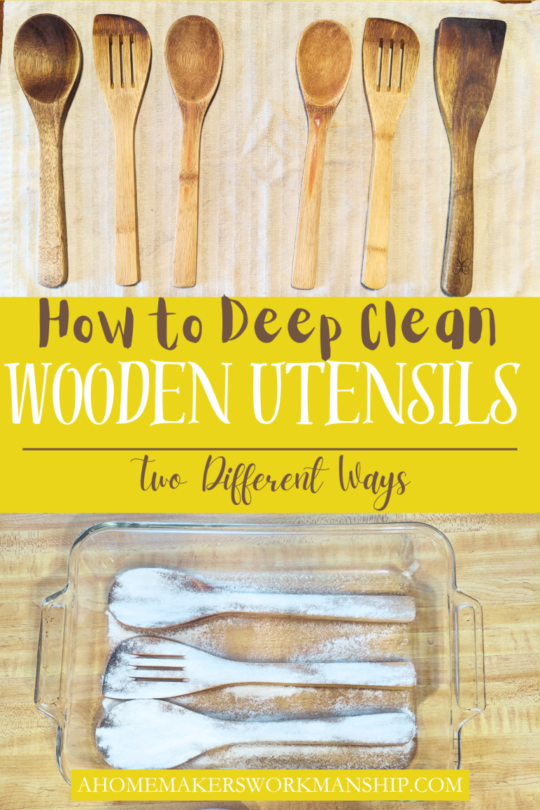 How to Clean and Care for Wooden Utensils - A Homemakers Workmanship