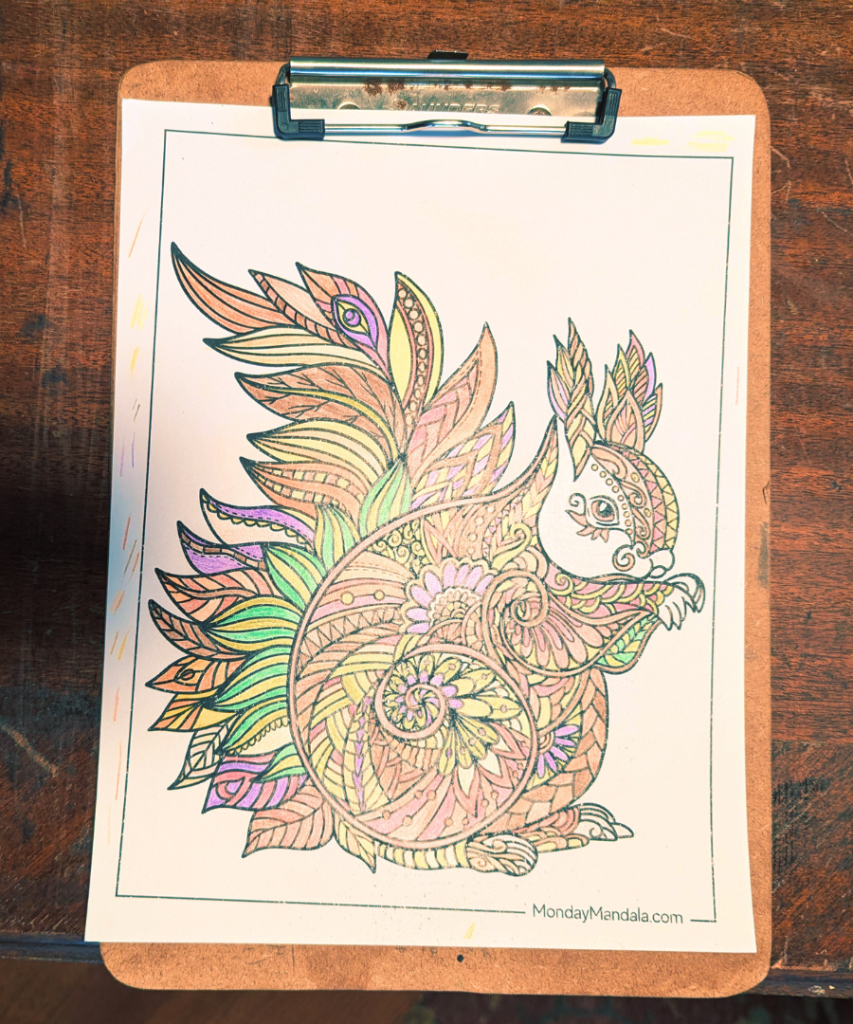 Adult coloring page