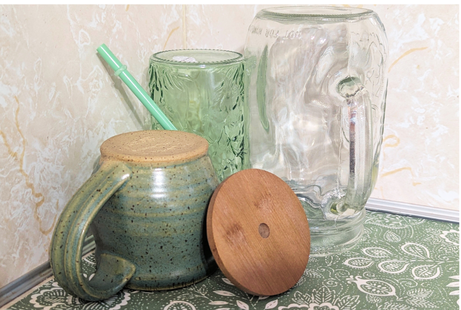 A collection of clean dishes